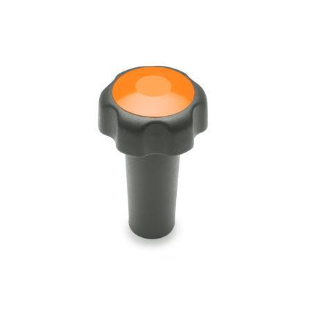 Otto Ganter Star Knob with Extended Bushing, GN 5332